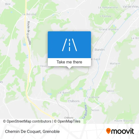 Chemin De Coquet map