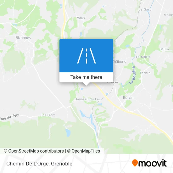 Chemin De L'Orge map