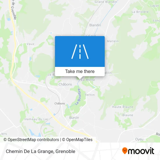 Chemin De La Grange map