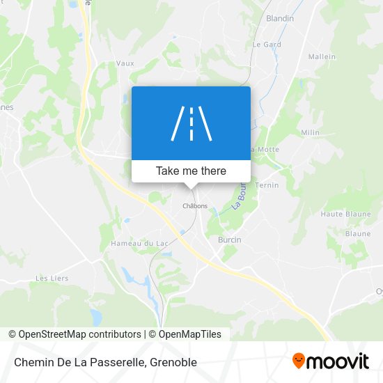 Chemin De La Passerelle map