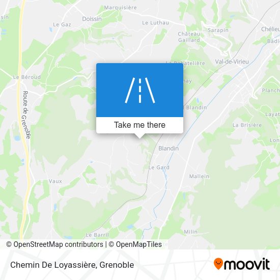 Chemin De Loyassière map