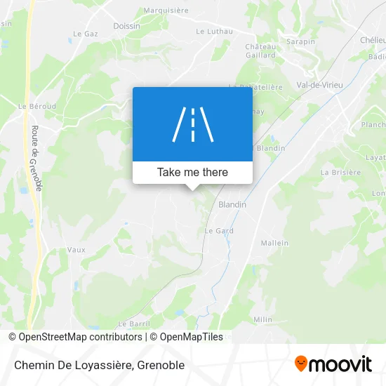 Chemin De Loyassière map
