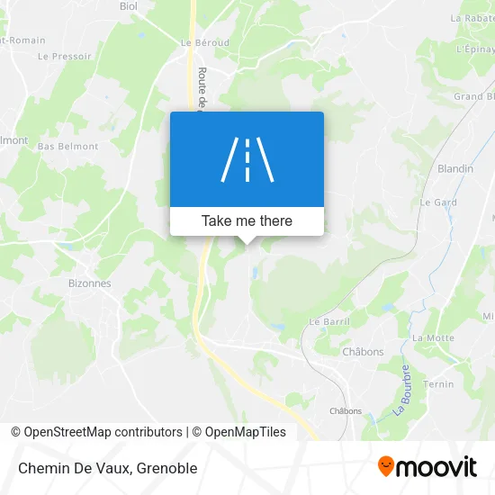 Chemin De Vaux map