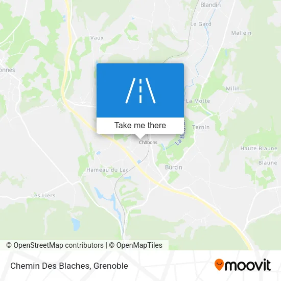 Chemin Des Blaches map