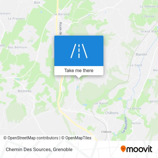 Chemin Des Sources map