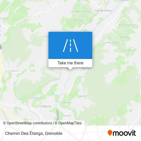 Chemin Des Étangs map