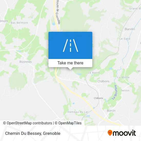 Chemin Du Bessey map
