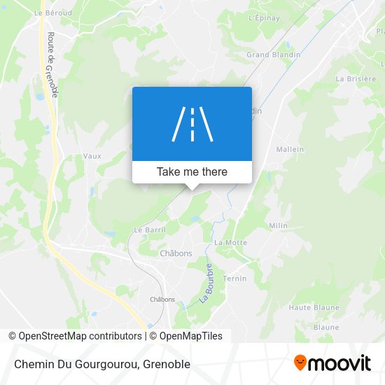Chemin Du Gourgourou map