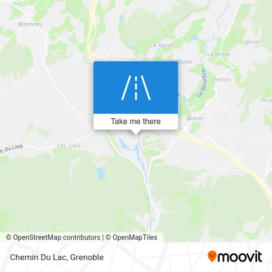 Chemin Du Lac map