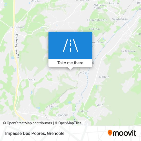 Impasse Des Pôpres map
