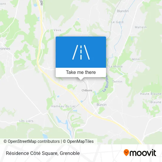 Résidence Côté Square map