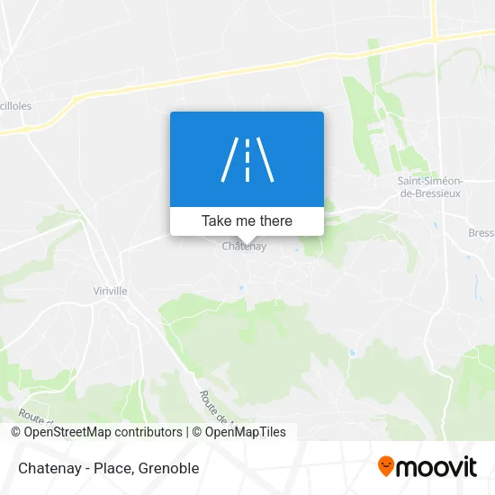 Chatenay - Place map