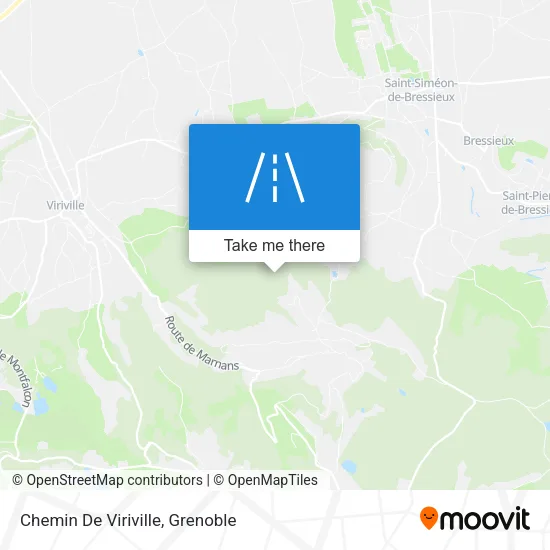 Chemin De Viriville map