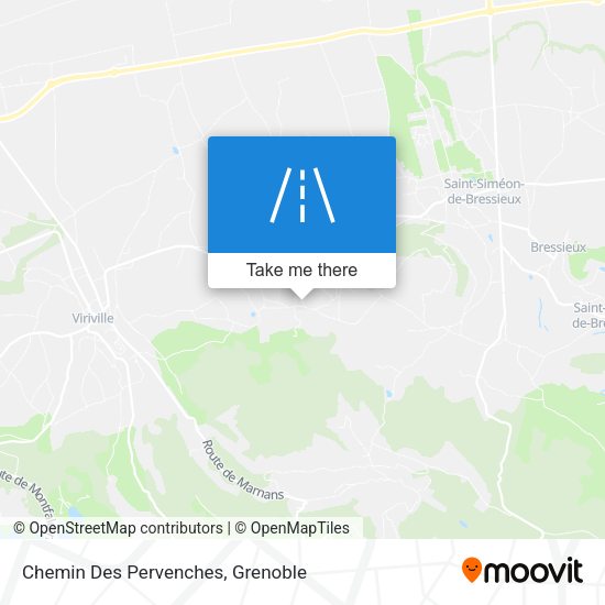 Chemin Des Pervenches map