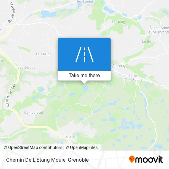 Chemin De L'Étang Moule map