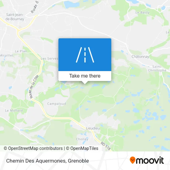Chemin Des Aquermones map