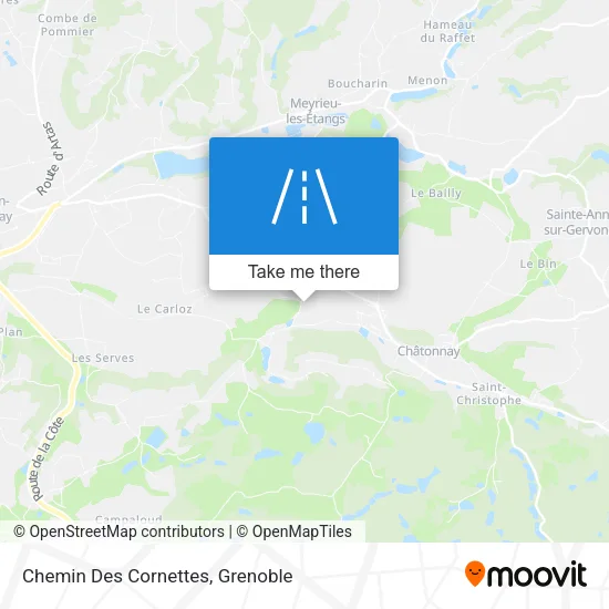 Chemin Des Cornettes map