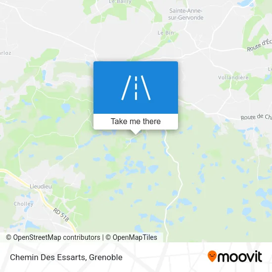 Chemin Des Essarts map