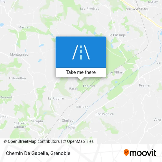 Chemin De Gabelle map