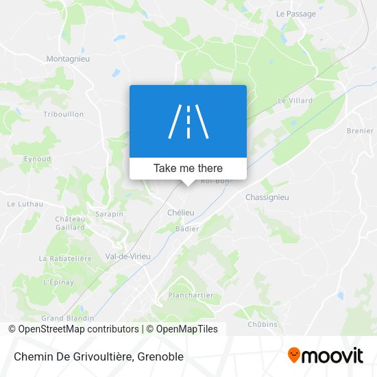 Chemin De Grivoultière map