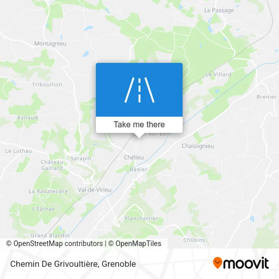Chemin De Grivoultière map