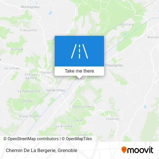 Chemin De La Bergerie map