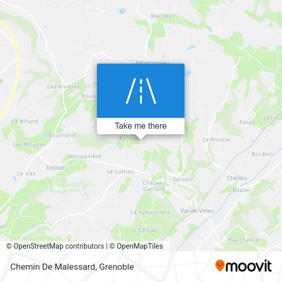 Chemin De Malessard map