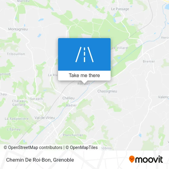 Chemin De Roi-Bon map