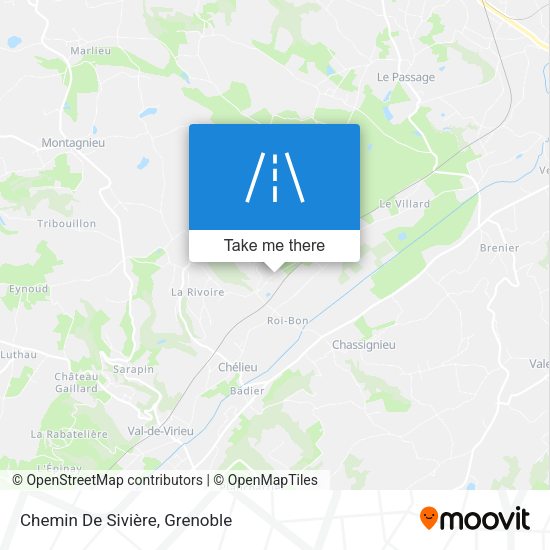 Chemin De Sivière map