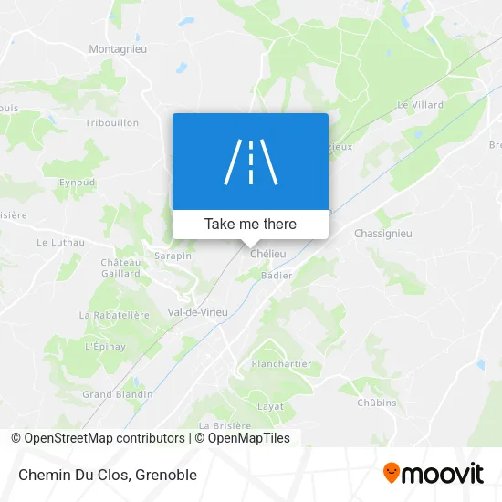 Chemin Du Clos map