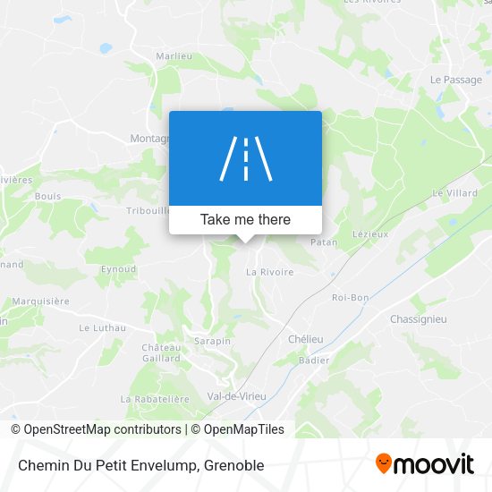 Chemin Du Petit Envelump map