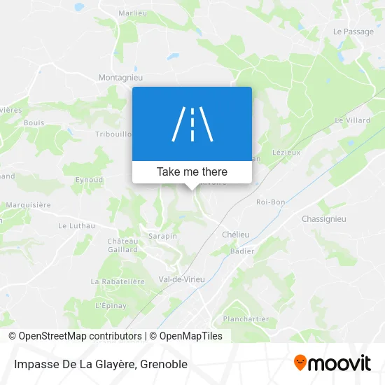 Impasse De La Glayère map