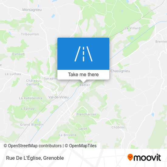Rue De L'Église map
