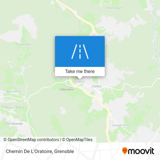 Chemin De L'Oratoire map