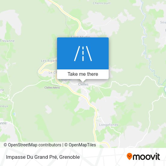 Impasse Du Grand Pré map