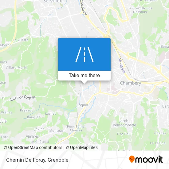 Chemin De Foray map