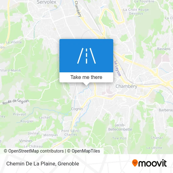 Chemin De La Plaine map