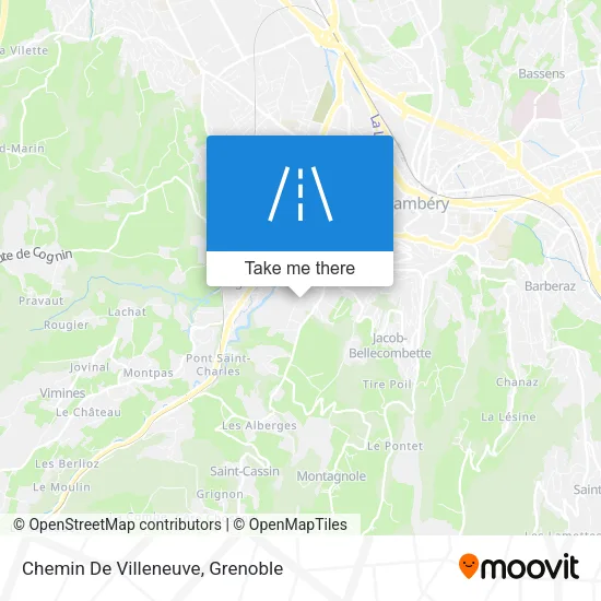 Chemin De Villeneuve map