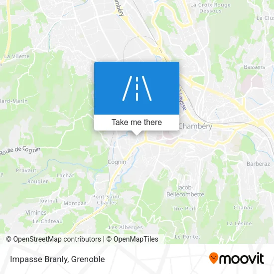 Impasse Branly map