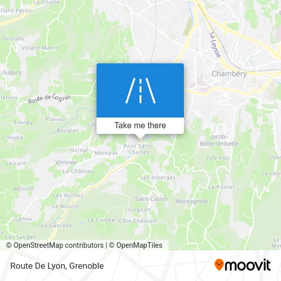 Route De Lyon map