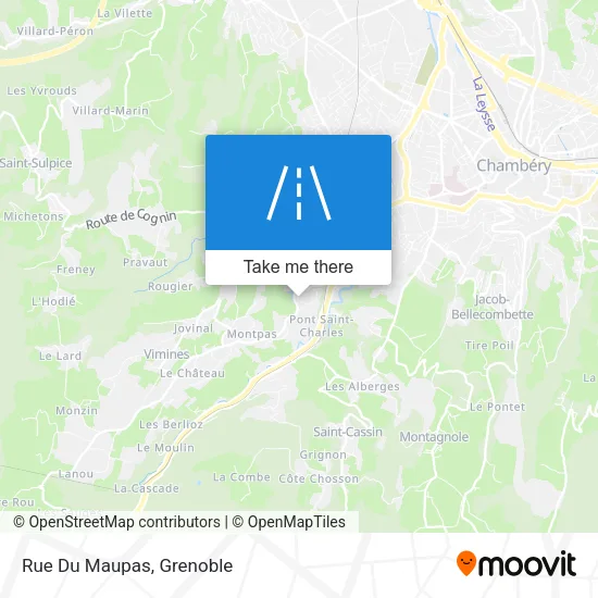 Rue Du Maupas map