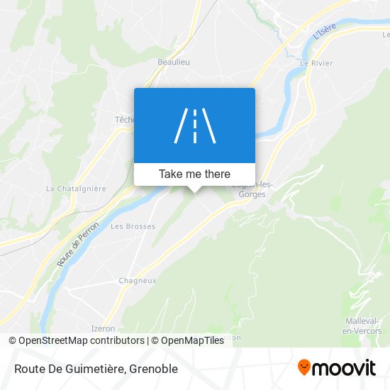 Route De Guimetière map