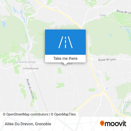 Allée Du Drevon map