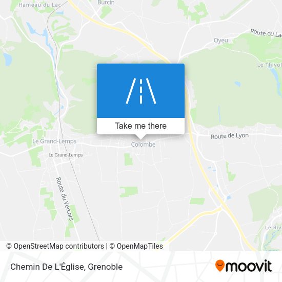 Chemin De L'Église map