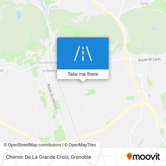 Chemin De La Grande Croix map