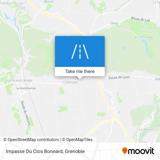 Impasse Du Clos Bonnard map