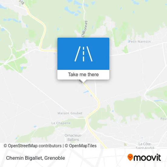 Chemin Bigallet map