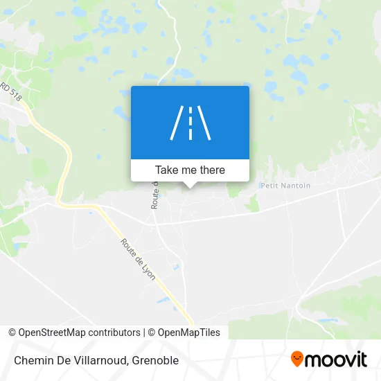 Chemin De Villarnoud map