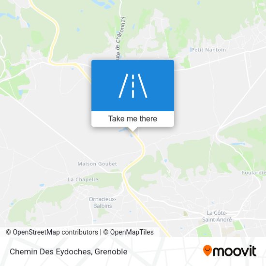 Chemin Des Eydoches map
