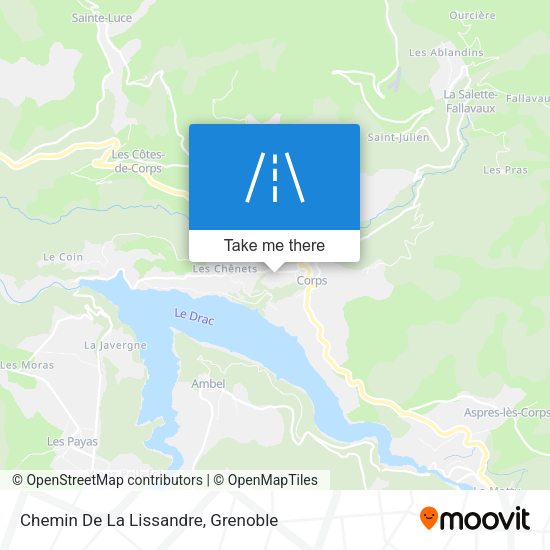 Chemin De La Lissandre map